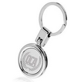 Silver Round Metal Keychains